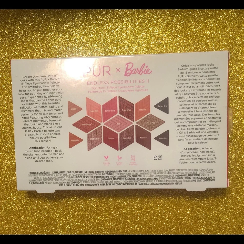 BNIB! PUR X Barbie Eyeshadow Palette in Endless Possibilities 2 💖